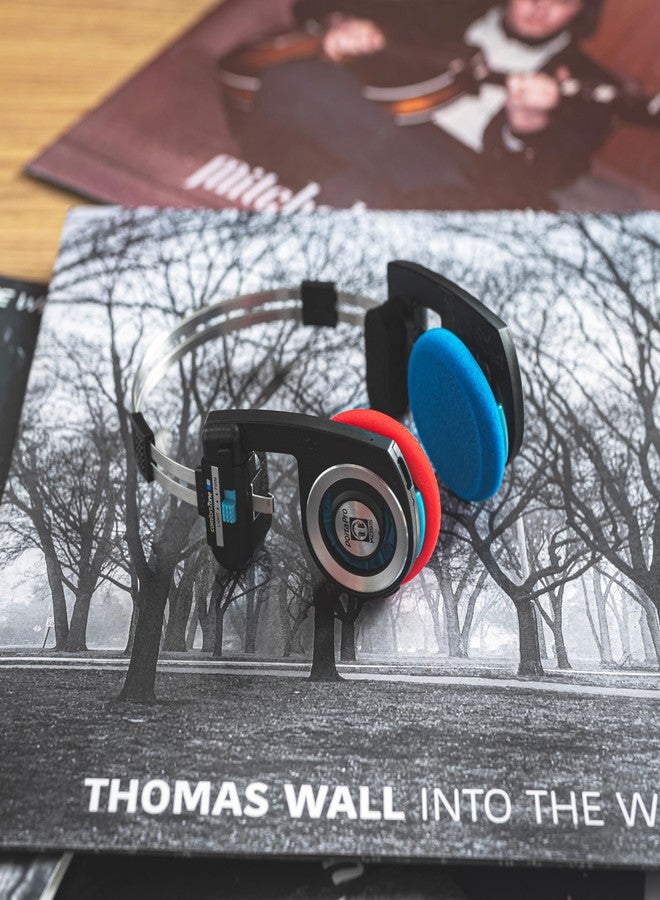 كوس وسادات أذن بديلة قياسية الحجم من Koss لسماعات Porta Pro وKPH40 Utility وKSC75، لون برتقالي - Image 3